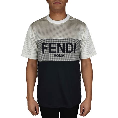 fendi shirt heren eyes|Fendi logo print t shirt.